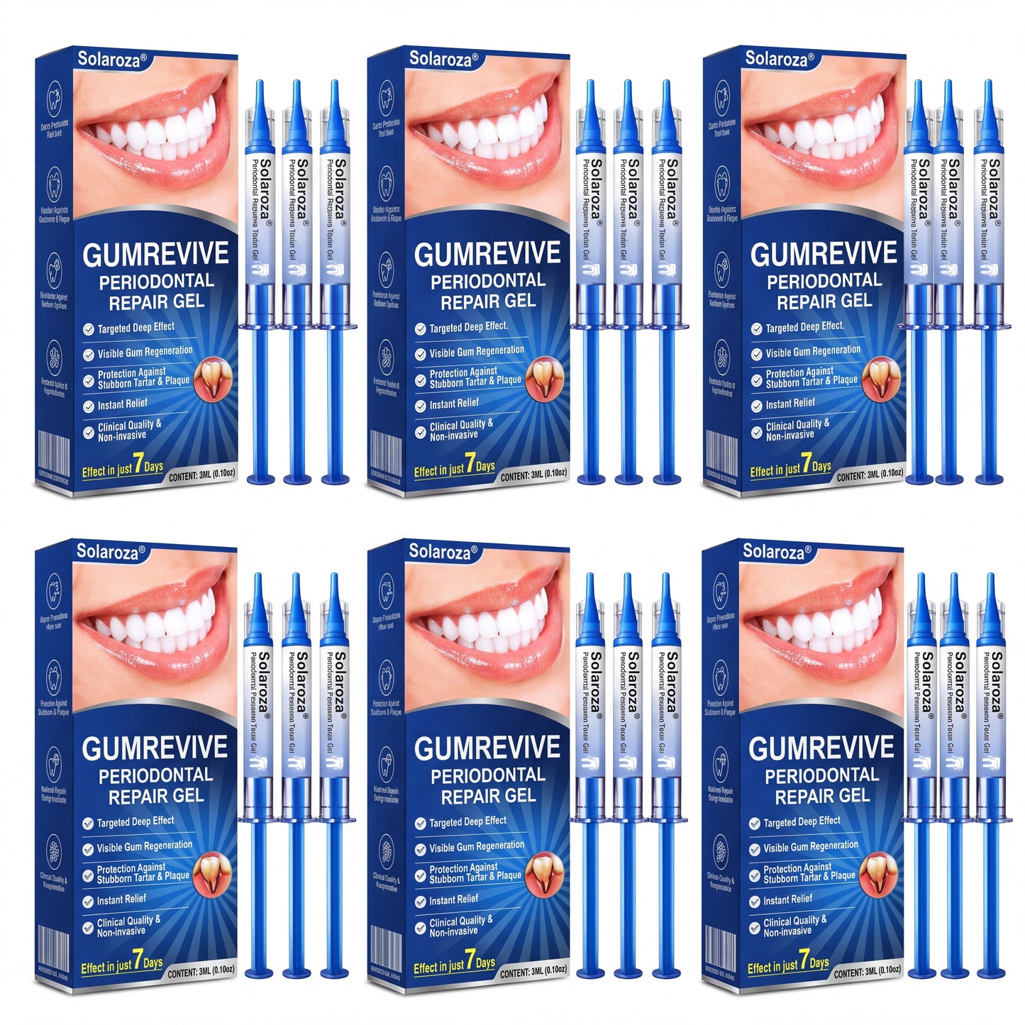 👨‍⚕️👨‍⚕️🦷❄️Solaroza® Gum Revive periodontal repair gel