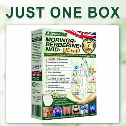 ✅Official Store | 🏆 Solaroza® Moringa & Berberine 15-IN-1 Advanced Nano Microneedle Patch (Once Daily, visible changes in 7 days) ✅ Obesity, Diabetes, Sleep Apnea, And Joint Issues