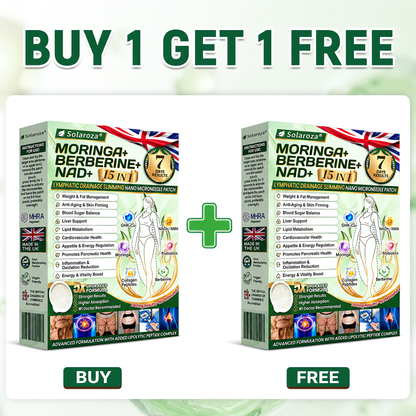 ✅Official Store | 🏆 Solaroza® Moringa & Berberine 15-IN-1 Advanced Nano Microneedle Patch (Once Daily, visible changes in 7 days) ✅ Obesity, Diabetes, Sleep Apnea, And Joint Issues